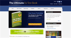 Desktop Screenshot of eu-testbook.com